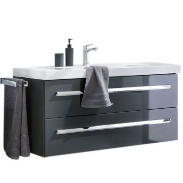 Lanzet K1 Waschtisch mit Unterschrank - 121 cm, Keramik-WT und WTU