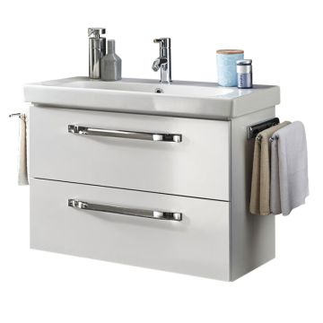 Marlin Bad 3060 Waschtisch mit Unterschrank Set 2 weiß