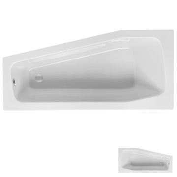 Mauersberger Globosa Raumspar-Badewanne 170 cm - Variante rechts