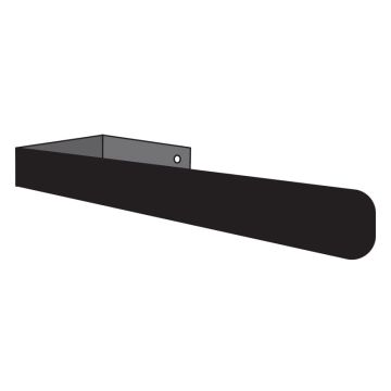 Nordholm Zubehör Handtuchhalter - Joule Handtuchbügel 375 mm, einseitig, Schwarz