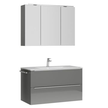 Nobilia Pure Badmöbel Set 101 cm