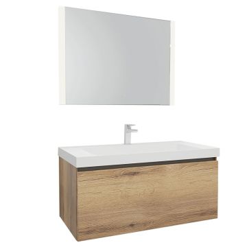 Nobilia Nio Line N Badmöbel Set 9 - 101 cm