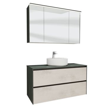 Nobilia Malu Line N Badmöbel Set 25 - 122 cm