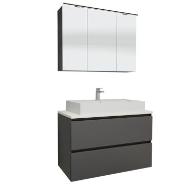 Nobilia Ella Line N Badmöbel Set 23 - 100 cm