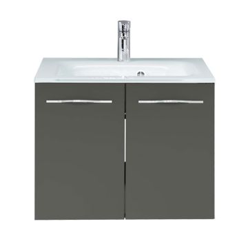 Pelipal Serie 6110 Waschtisch mit Unterschrank Set 61 cm Skizze