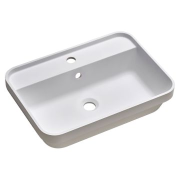 Pelipal PCON Solid Surface-Halbeinlassbecken 55 cm
