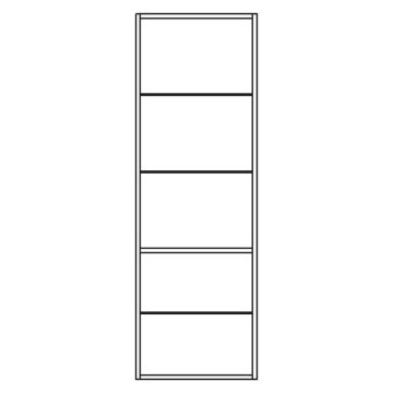 Pelipal PCON Midischrankregal 45 cm Skizze