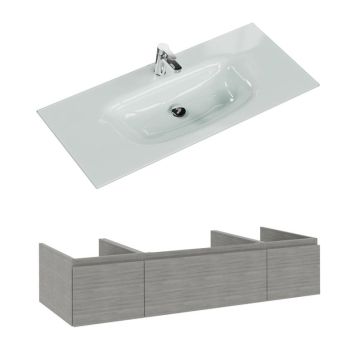 Pelipal PCON Waschtisch mit Unterschrank Set 122 cm