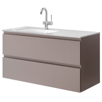 Pelipal PCON Krion-Waschtisch mit Unterschrank Set 106 cm