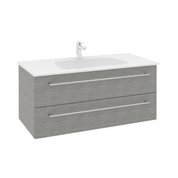 Pelipal PCON Mineralmarmor-Waschtisch mit Unterschrank 107 cm