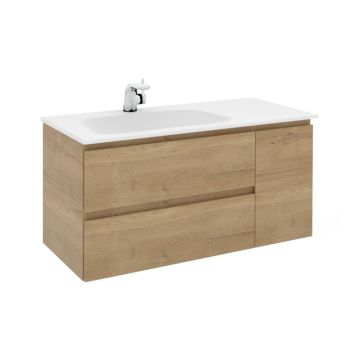 Pelipal PCON Mineralmarmor-Waschtisch mit Unterschrank 107 cm