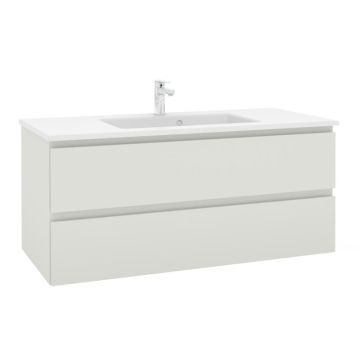 Pelipal PCON Solid Surface Waschtisch mit Unterschrank 122 cm