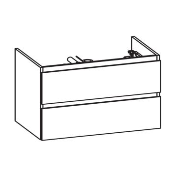 Pelipal PCON Waschtischunterschrank 95 cm