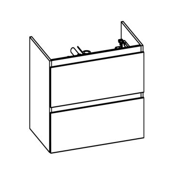 Pelipal PCON Waschtischunterschrank 45 cm