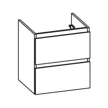 Pelipal PCON Waschtischunterschrank 53 cm