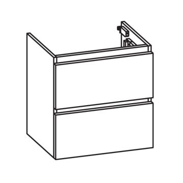 Pelipal PCON Waschtischunterschrank 53 cm