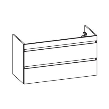 Pelipal PCON Waschtischunterschrank 115 cm
