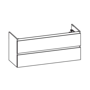 Pelipal PCON Waschtischunterschrank 123 cm