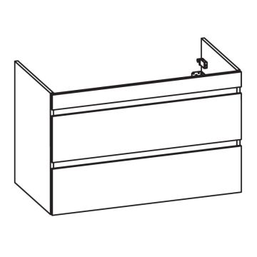 Pelipal PCON Waschtischunterschrank 118 cm