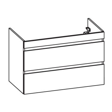 Pelipal PCON Waschtischunterschrank 116 cm