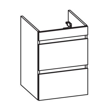 Pelipal PCON Waschtischunterschrank 45 cm