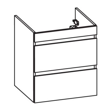 Pelipal PCON Waschtischunterschrank 56 cm