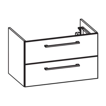 Pelipal PCON Waschtischunterschrank 75 cm