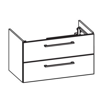 Pelipal PCON Waschtischunterschrank 85 cm