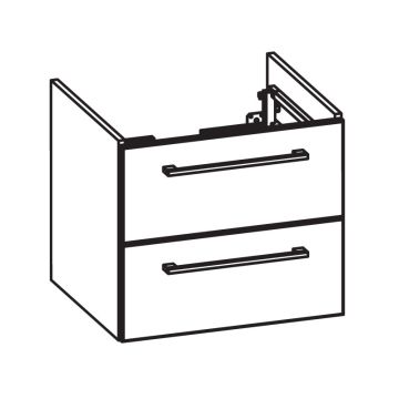 Pelipal PCON Waschtischunterschrank 55 cm