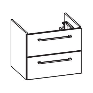 Pelipal PCON Waschtischunterschrank 58 cm