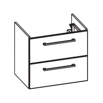 Pelipal PCON Waschtischunterschrank 55 cm