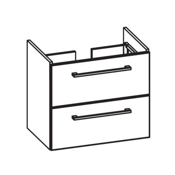 Pelipal PCON Waschtischunterschrank 50 cm