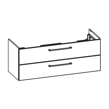 Pelipal PCON Waschtischunterschrank 125 cm