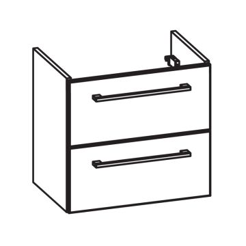 Pelipal PCON Waschtischunterschrank 52 cm