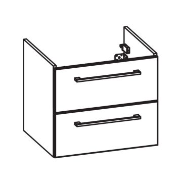 Pelipal PCON Waschtischunterschrank 75 cm