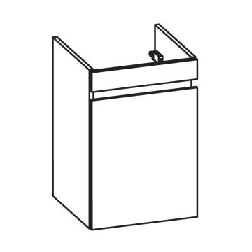 Pelipal PCON Waschtischunterschrank 41 cm
