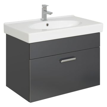 Pelipal Mainz Keramikwaschtisch mit Unterschrank 80 cm