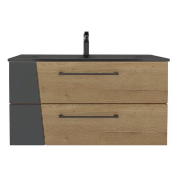 Pelipal Serie 7040 Mineralmarmor-Waschtisch mit Unterschrank - 92 cm