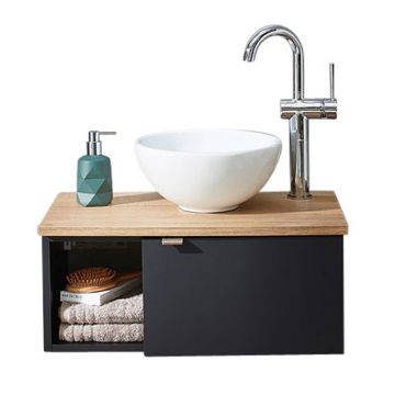 Pelipal Serie 6915 Keramik-Aufsatzbecken mit Unterschrank 61 cm