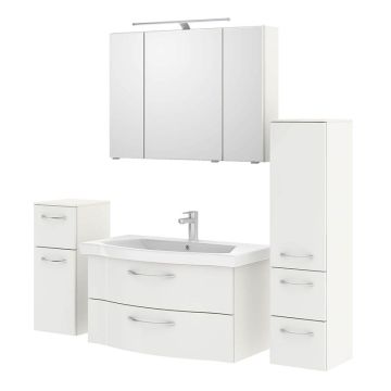 Pelipal Serie 6005 Badmöbel Set - SPRINT - 98 cm + 2x 30cm