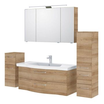 Pelipal Serie 6005 Badmöbel Set - SPRINT - 122 cm + 2x 30 cm