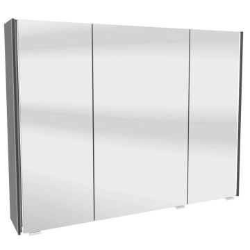 Pelipal Spiegelschränke Spiegelschrank - 93,2 cm, 3 Drehtüren, 6 Glaseinlegeböde
