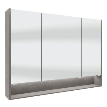 Pelipal Spiegelschränke Spiegelschrank - 113,2 cm, 3 Drehtüren, 6 Glaseinlegeböd