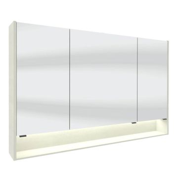 Pelipal Spiegelschränke Spiegelschrank - 133,2 cm, 3 Drehtüren, 6 Glaseinlegeböd