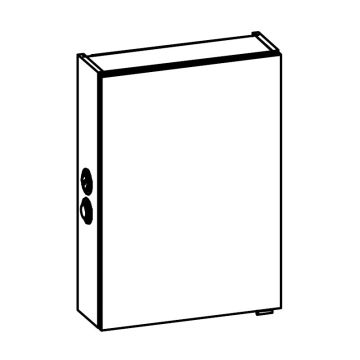 Pelipal Spiegelschrank 40 cm Skizze