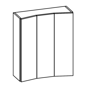 Pelipal Spiegelschrank 60 cm Skizze