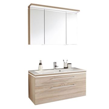Puris Cool Line Badmöbel Set 90 cm Spiegelschrank Serie B