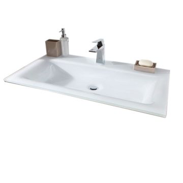 Puris Cool Line Waschtisch 90 cm Glas