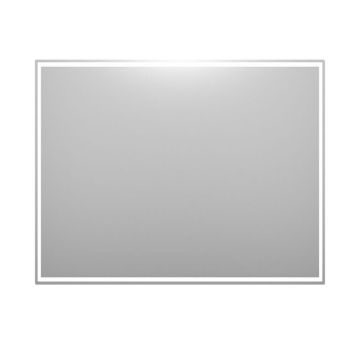 Puris Kera Plan Flächenspiegel - 100 cm, mit umlaufender LED Beleuchtung