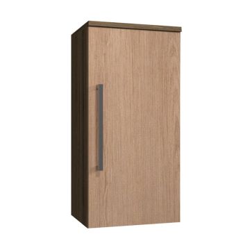 Puris Kera Plan Highboard - 40 cm, mit 1 Tür, 2 Glasfachböden